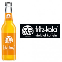 Fritz-limo Orange 24x0,33l Kasten Glas