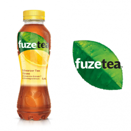 Fuze Tea schwarzer Tee Zitrone 12x0,4l Kasten PET 